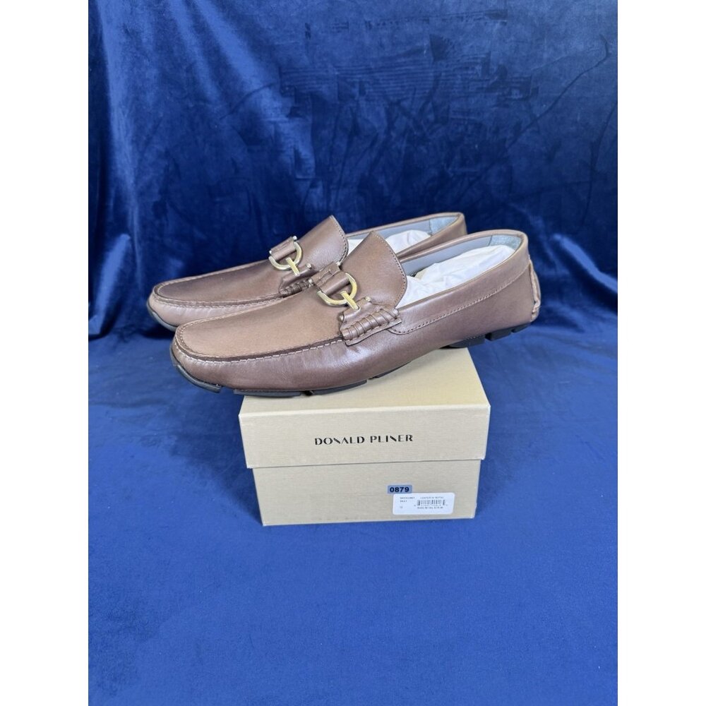Donald Pliner Loafer With Metal Men's 12 Retail $275 0879 - Picture 2 of 6